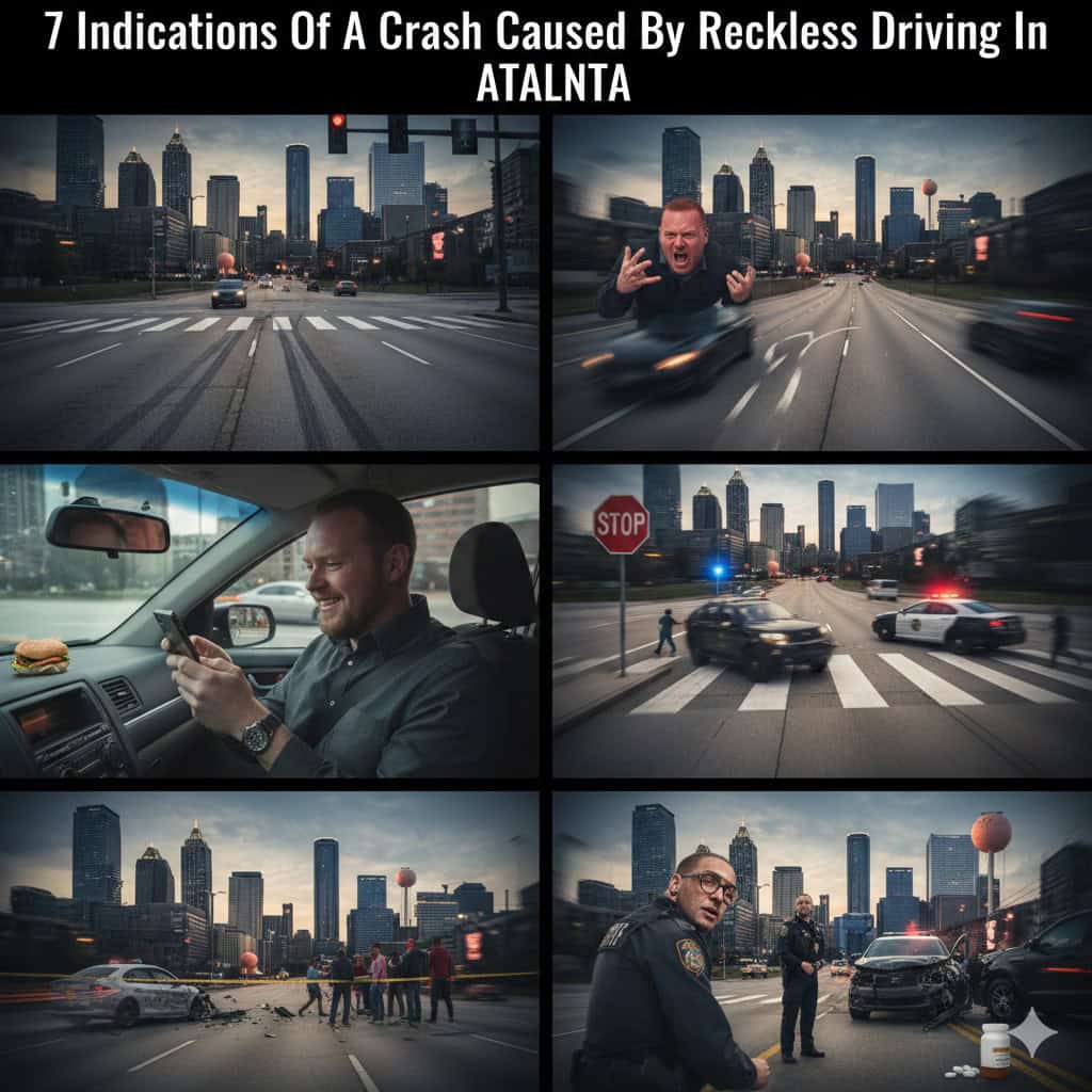 7 Indications Of A Crash Caused By Reckless Driving In Atlanta